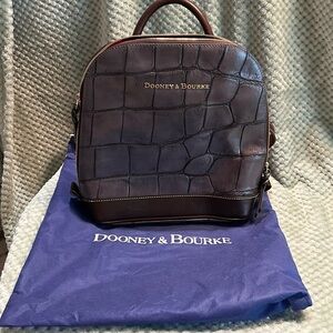 EUC Dooney Croco backpack